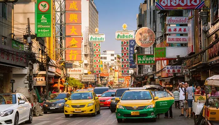 Taxi a Chinatown, Bangkok